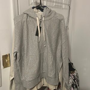 Rag & Bone's 'Icon' zip hoodie Heather Gray